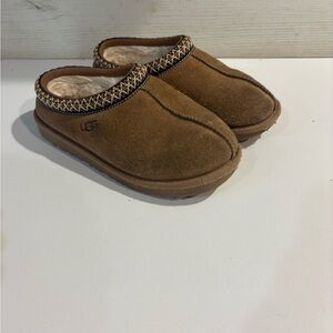 UGG Tan Suede Slip-On Shoes